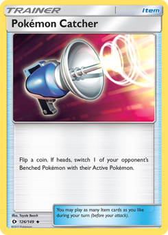 Pokémon Catcher, Sun & Moon #126, Pokémon TCG card