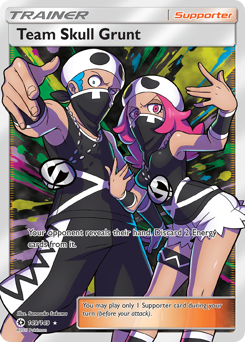 Team Skull Grunt, Sun & Moon #149, Pokémon TCG card
