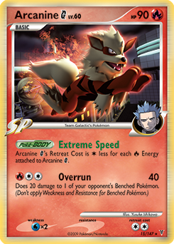 Arcanine G, Supreme Victors #15, Pokémon TCG card