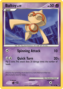 Baltoy, Supreme Victors #89, Pokémon TCG card