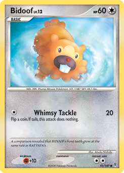 Bidoof, Supreme Victors #91, Pokémon TCG card