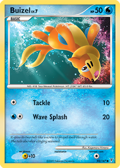 Buizel, Supreme Victors #92, Pokémon TCG card