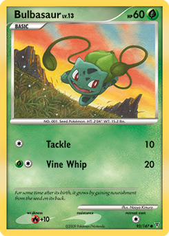 Bulbasaur, Supreme Victors #93, Pokémon TCG card