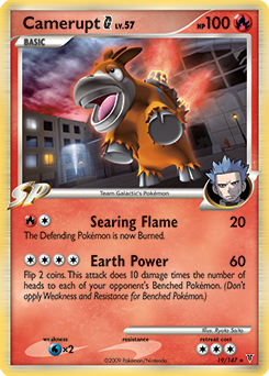 Camerupt G, Supreme Victors #19, Pokémon TCG card
