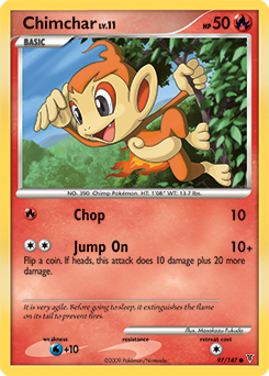 Chimchar, Supreme Victors #97, Pokémon TCG card
