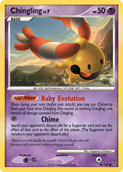 Chingling, Supreme Victors #98, Pokémon TCG card