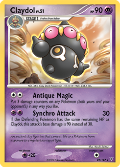 Claydol, Supreme Victors #22, Pokémon TCG card