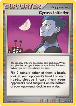 Cyrus's Initiative, Supreme Victors #137, Pokémon TCG card