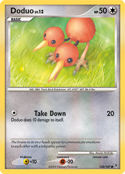 Doduo, Supreme Victors #102, Pokémon TCG card