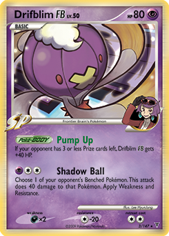 Drifblim FB, Supreme Victors #3, Pokémon TCG card