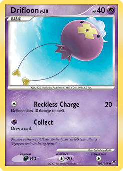 Drifloon, Supreme Victors #103, Pokémon TCG card