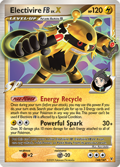 Electivire FB LV.X, Supreme Victors #144, Pokémon TCG card