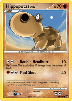 Hippopotas, Supreme Victors #61, Pokémon TCG card