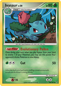 Ivysaur, Supreme Victors #62, Pokémon TCG card