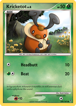 Kricketot, Supreme Victors #109, Pokémon TCG card
