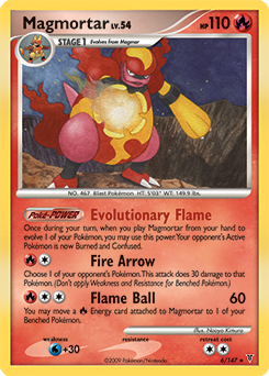 Magmortar, Supreme Victors #6, Pokémon TCG card