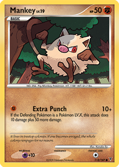 Mankey, Supreme Victors #112, Pokémon TCG card