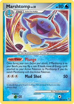 Marshtomp, Supreme Victors #67, Pokémon TCG card