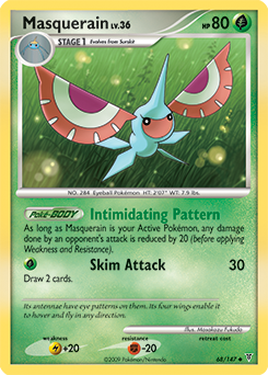 Masquerain, Supreme Victors #68, Pokémon TCG card