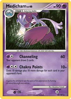 Medicham, Supreme Victors #34, Pokémon TCG card