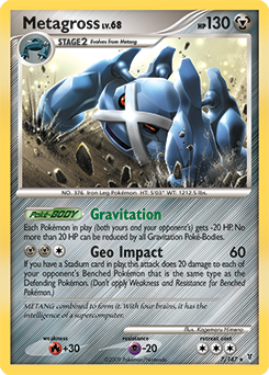 Metagross, Supreme Victors #7, Pokémon TCG card