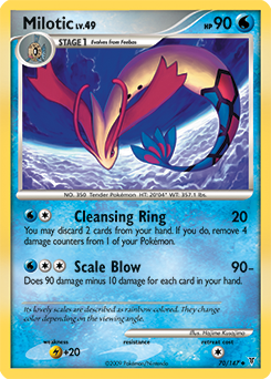 Milotic, Supreme Victors #70, Pokémon TCG card