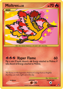 Moltres, Supreme Victors #149, Pokémon TCG card