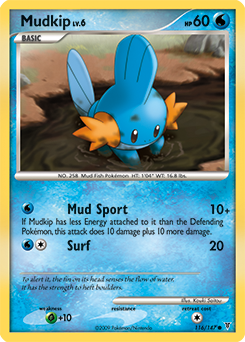 Mudkip, Supreme Victors #116, Pokémon TCG card