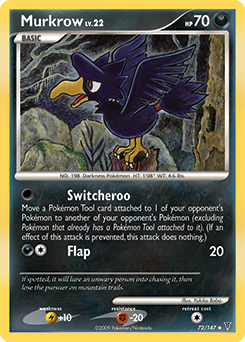 Murkrow, Supreme Victors #72, Pokémon TCG card
