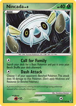 Nincada, Supreme Victors #117, Pokémon TCG card