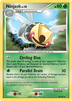 Ninjask, Supreme Victors #73, Pokémon TCG card