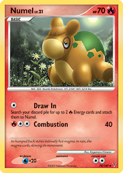 Numel, Supreme Victors #74, Pokémon TCG card