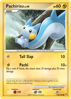 Pachirisu, Supreme Victors #118, Pokémon TCG card