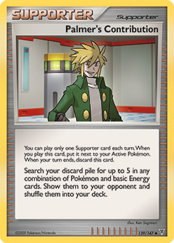 Palmer's Contribution, Supreme Victors #139, Pokémon TCG card