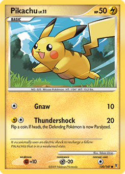 Pikachu, Supreme Victors #120, Pokémon TCG card