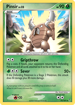 Pinsir, Supreme Victors #75, Pokémon TCG card