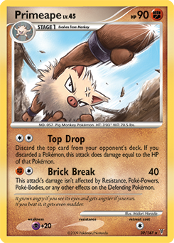 Primeape, Supreme Victors #39, Pokémon TCG card