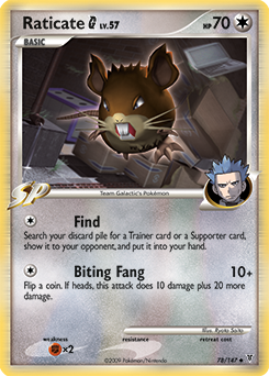 Raticate G, Supreme Victors #78, Pokémon TCG card