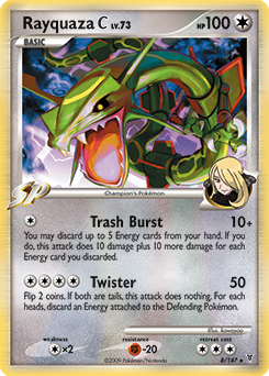 Rayquaza C, Supreme Victors #8, Pokémon TCG card