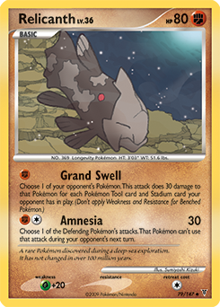Relicanth, Supreme Victors #79, Pokémon TCG card