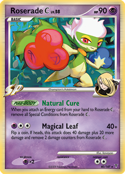 Roserade C, Supreme Victors #40, Pokémon TCG card