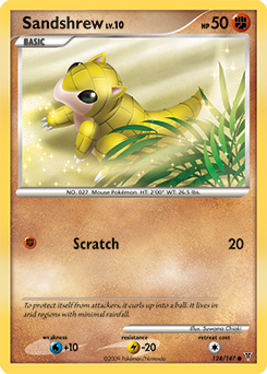 Sandshrew, Supreme Victors #124, Pokémon TCG card