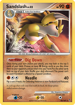 Sandslash, Supreme Victors #42, Pokémon TCG card