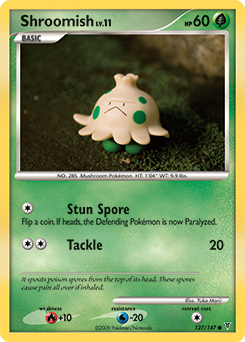 Shroomish, Supreme Victors #127, Pokémon TCG card