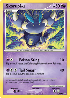 Skorupi, Supreme Victors #128, Pokémon TCG card