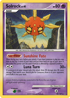 Solrock, Supreme Victors #45, Pokémon TCG card