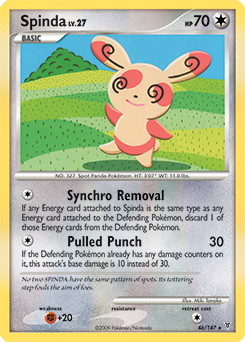 Spinda, Supreme Victors #46, Pokémon TCG card
