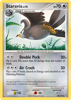 Staravia, Supreme Victors #85, Pokémon TCG card