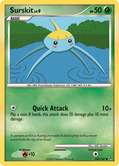 Surskit, Supreme Victors #130, Pokémon TCG card