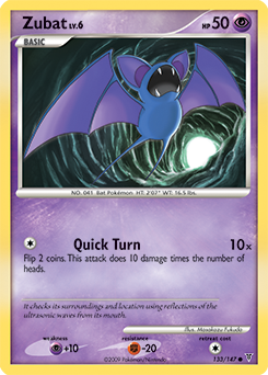 Zubat, Supreme Victors #133, Pokémon TCG card